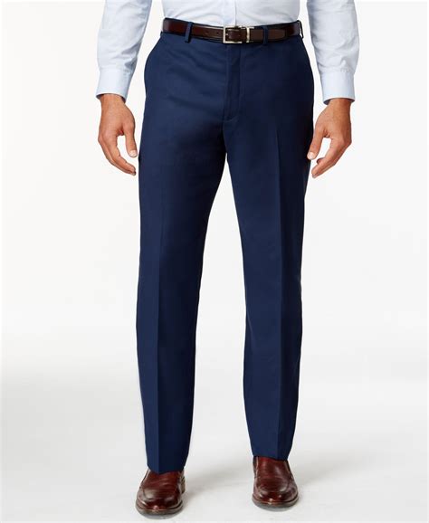 michael michael kors dress pants blue solid|Michael Kors gramercy fit pants.